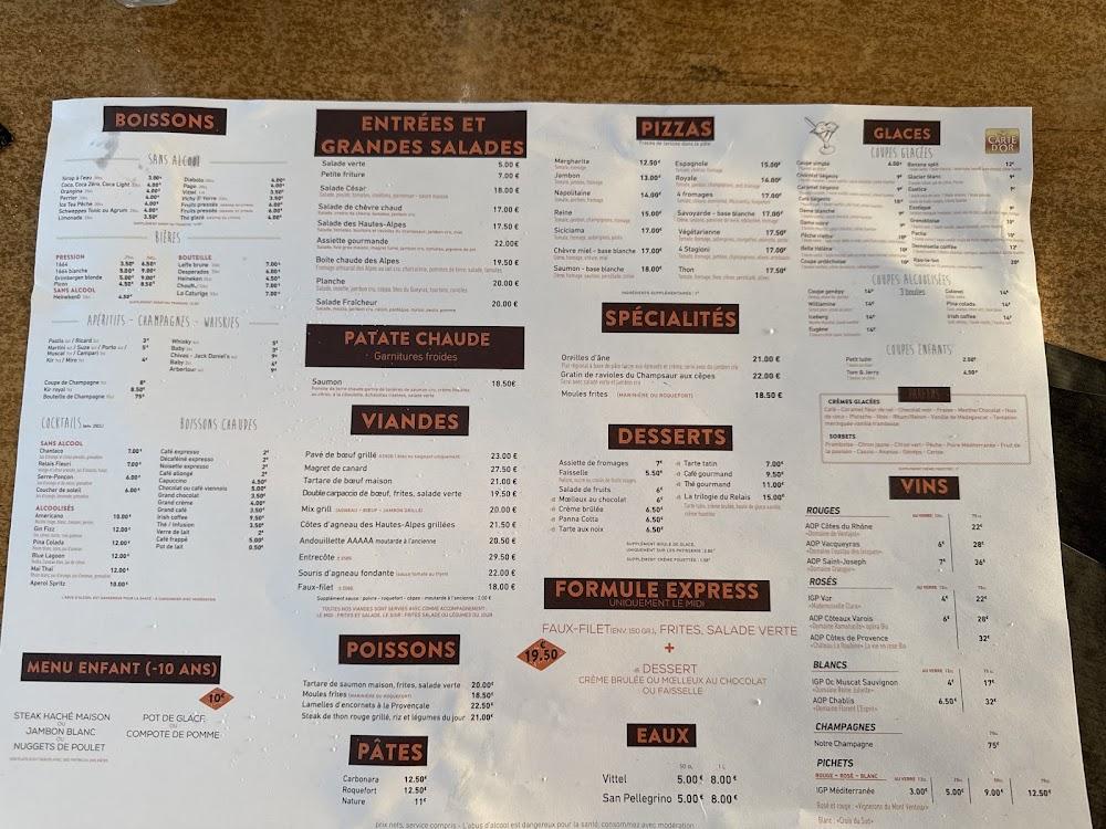 Le Relais Fleuri - Menu Image 1